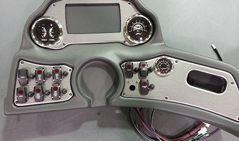 Bass Boat Instrument Panel